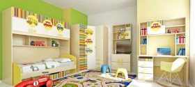 Детская комната Клаксон (Бежевый/корпус Клен) в Иланском - ilanskij.katalogmebeli.com | фото 5
