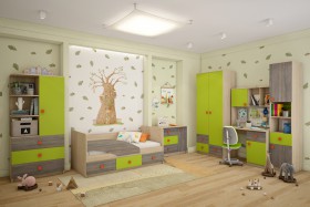 Детская комната Пуговка в Иланском - ilanskij.katalogmebeli.com | фото 1