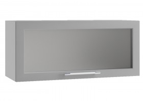 Гранд ПГС 800 Шкаф верхний горизонтальный со стеклом Крем в Иланском - ilanskij.katalogmebeli.com | фото