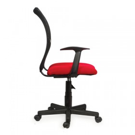 Кресло BRABIX Spring MG-307 (красно-черный) в Иланском - ilanskij.katalogmebeli.com | фото 3