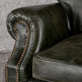 Кресло кожаное Лофт Аристократ (ширина 1070 мм) в Иланском - ilanskij.katalogmebeli.com | фото 5