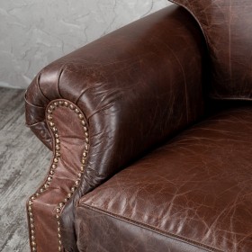 Кресло кожаное Лофт Аристократ (ширина 1100 мм) в Иланском - ilanskij.katalogmebeli.com | фото 5