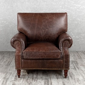 Кресло кожаное Лофт Аристократ (ширина 1100 мм) в Иланском - ilanskij.katalogmebeli.com | фото 8