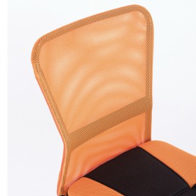 Кресло компактное BRABIX Smart MG-313 (черный, оранжевый) в Иланском - ilanskij.katalogmebeli.com | фото 4