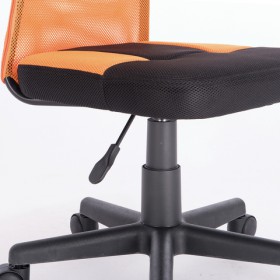 Кресло компактное BRABIX Smart MG-313 (черный, оранжевый) в Иланском - ilanskij.katalogmebeli.com | фото 5