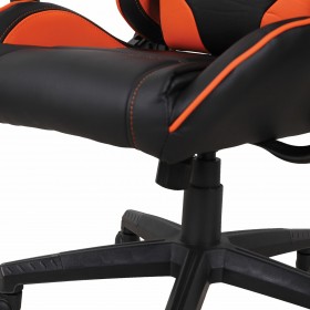 Кресло компьютерное BRABIX GT Racer GM-100 (черный, оранжевый) в Иланском - ilanskij.katalogmebeli.com | фото 2