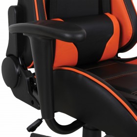 Кресло компьютерное BRABIX GT Racer GM-100 (черный, оранжевый) в Иланском - ilanskij.katalogmebeli.com | фото 3