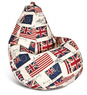 Кресло-мешок Британский Флаг в Иланском - ilanskij.katalogmebeli.com | фото