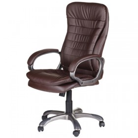 Кресло офисное BRABIX Omega EX-589 (коричневое) в Иланском - ilanskij.katalogmebeli.com | фото 4