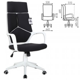 Кресло офисное BRABIX Prime EX-515 (черная ткань) в Иланском - ilanskij.katalogmebeli.com | фото 1