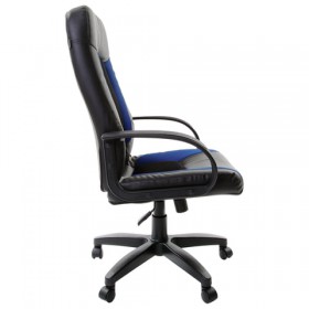 Кресло офисное BRABIX Strike EX-525 (сине-черный) в Иланском - ilanskij.katalogmebeli.com | фото 2