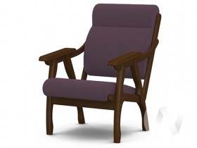 Кресло Вега-10 (орех лак/ULTRA PLUM) в Иланском - ilanskij.katalogmebeli.com | фото