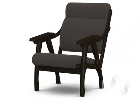 Кресло Вега-10 (венге лак/ULTRA GRAFIT) в Иланском - ilanskij.katalogmebeli.com | фото