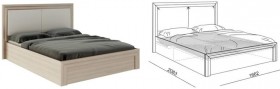 Кровать 1,6 Глэдис (М32) с подъемным механизмом Распродажа в Иланском - ilanskij.katalogmebeli.com | фото 2
