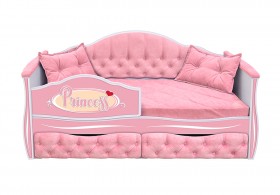 Кровать 160 серии Иллюзия 2 ящика 15 Бледно-розовый (подушки) в Иланском - ilanskij.katalogmebeli.com | фото 1