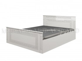 Кровать Афина-1 1,4 м (Белый/Белый глянец) в Иланском - ilanskij.katalogmebeli.com | фото