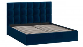 Кровать без ПМ «Эмбер» Велюр Confetti/Blue в Иланском - ilanskij.katalogmebeli.com | фото 3