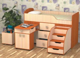 Кровать детская Фея 1.6 Венге/Дуб молочный в Иланском - ilanskij.katalogmebeli.com | фото 3