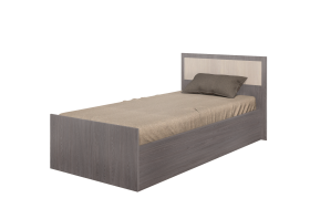 "Фиеста" кровать 0,9м LIGHT венге/лоредо в Иланском - ilanskij.katalogmebeli.com | фото 3