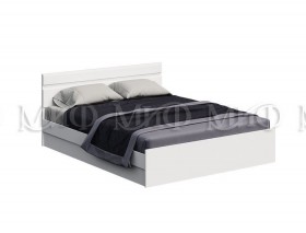 Кровать Нэнси New 1,4м (Белый/белый глянец) в Иланском - ilanskij.katalogmebeli.com | фото