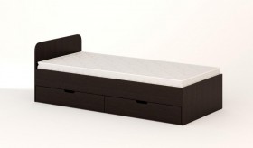Кровать с ящиками 900 (Венге) в Иланском - ilanskij.katalogmebeli.com | фото