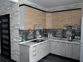 Кухня 2,0м Лофт (Штукатурка белая/Серый) в Иланском - ilanskij.katalogmebeli.com | фото 16