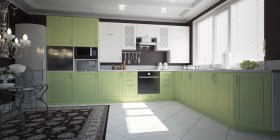 Модульная кухня Парма 1,6 м (Бирюза) в Иланском - ilanskij.katalogmebeli.com | фото 1