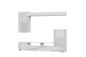 Мебель для гостиной МГС 4 (Белый/Белый глянец) в Иланском - ilanskij.katalogmebeli.com | фото 7