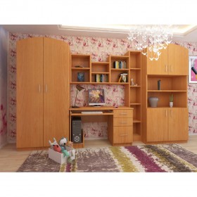 Детская Мишутка Комплект мебели (Вишня оксфорд) в Иланском - ilanskij.katalogmebeli.com | фото