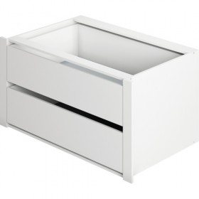 Модуль с ящиками для шкафа 600 Белый снег в Иланском - ilanskij.katalogmebeli.com | фото