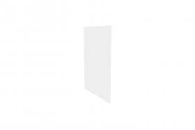 Герда ЛД.272930.000 Фасад панель окончание острова (Белый глянец) в Иланском - ilanskij.katalogmebeli.com | фото