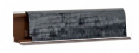 Плинтус LB-37, L=3000мм, каньон (черный) в Иланском - ilanskij.katalogmebeli.com | фото 1