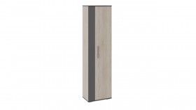 Шкаф для одежды «Нуар» тип 1 Фон серый/Дуб сонома в Иланском - ilanskij.katalogmebeli.com | фото 1