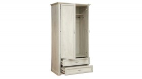 Шкаф для одежды "Сохо" (бетон пайн белый/2 ящика/зеркало) в Иланском - ilanskij.katalogmebeli.com | фото 3