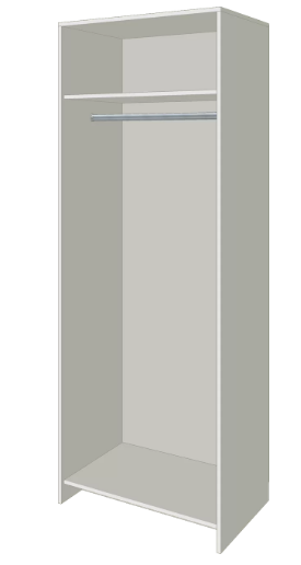 Шкаф двухстворчатый «Соня» Белый бриллиант/белый глянец в Иланском - ilanskij.katalogmebeli.com | фото 2
