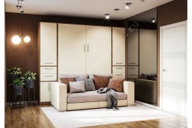 Шкаф-кровать с диваном Злата в Иланском - ilanskij.katalogmebeli.com | фото