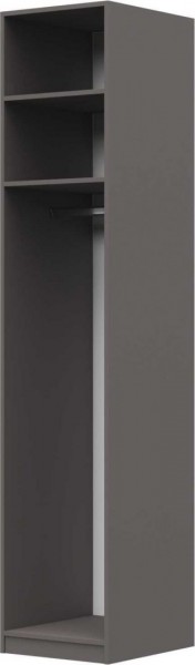 Шкаф ШР-1 зеркало, левый, Вива (Латте/Мокко Глянец/Тестиль) в Иланском - ilanskij.katalogmebeli.com | фото 2