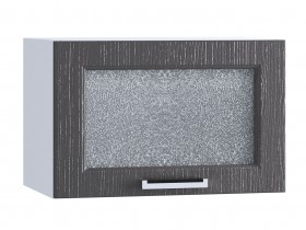 Шкаф верхний горизонтальный со стеклом 500, ШВГС 500 (Клен серый/корпус белый) в Иланском - ilanskij.katalogmebeli.com | фото