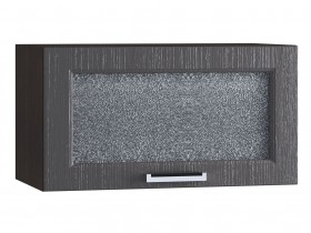 Шкаф верхний горизонтальный со стеклом 600, ШВГС 600 (Клен серый/корпус венге) в Иланском - ilanskij.katalogmebeli.com | фото