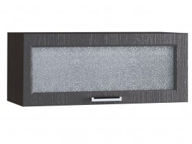 Шкаф верхний горизонтальный со стеклом 800, ШВГС 800 (Клен серый/корпус венге) в Иланском - ilanskij.katalogmebeli.com | фото