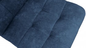 Стул «Аспен» К1С Черный муар/Микровелюр Wellmart Blue в Иланском - ilanskij.katalogmebeli.com | фото 3