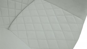 Стул «Дастин» К1С Белый/Велюр Confetti Silver в Иланском - ilanskij.katalogmebeli.com | фото 3