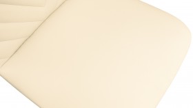 Стул «Шерри» К1С Черный муар/Кож зам Polo Cream в Иланском - ilanskij.katalogmebeli.com | фото 3