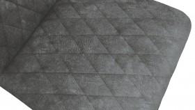 Стул «Стенли» К3 Черный муар/Микровелюр Wellmart Graphite в Иланском - ilanskij.katalogmebeli.com | фото 3