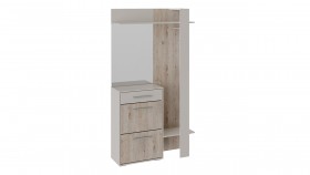 Шкаф для одежды «Нуар» тип 1 Фон серый/Дуб сонома в Иланском - ilanskij.katalogmebeli.com | фото 2