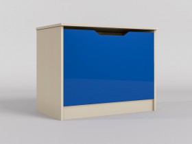 Ящик для игрушек Скай люкс (Синий/корпус Клен) в Иланском - ilanskij.katalogmebeli.com | фото